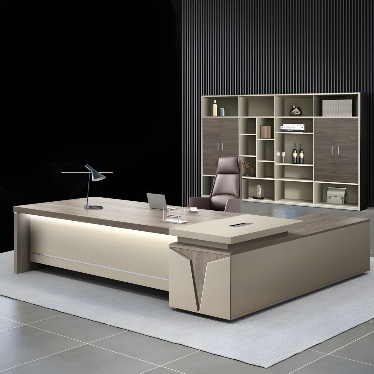 1600mm Executive L-Shaped Office Desk - Image 2