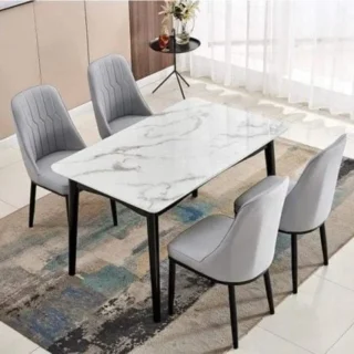 4-Seater Ceramic Dining Set
