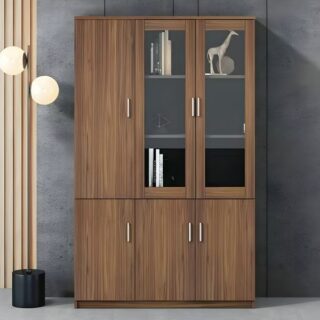 . Modern Office Storage Wooden Cabinet