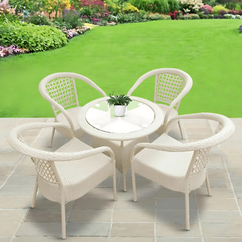 Rattan Outdoor Garden Set - Image 2