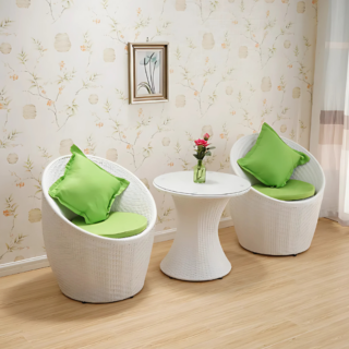 Rattan Balcony Table & Chair Set