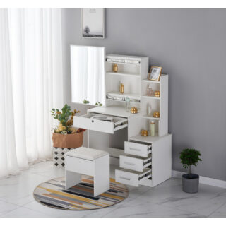 Elegant White Vanity Table