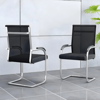 Cantilever Mesh Visitor Chair